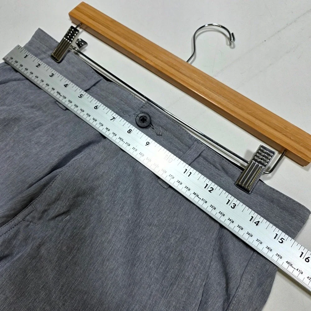 Burnside Hybrid Shorts Mens 30 Gray Heathered Stretch Swim Boardshorts Casual